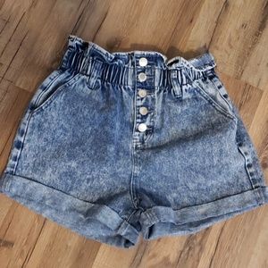 Distressed shorts
